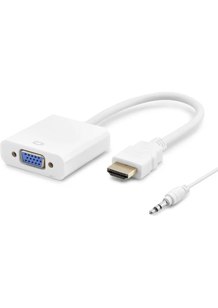 Hadron HDX2019(4105) Çevirici HDMI To VGA + Seslı