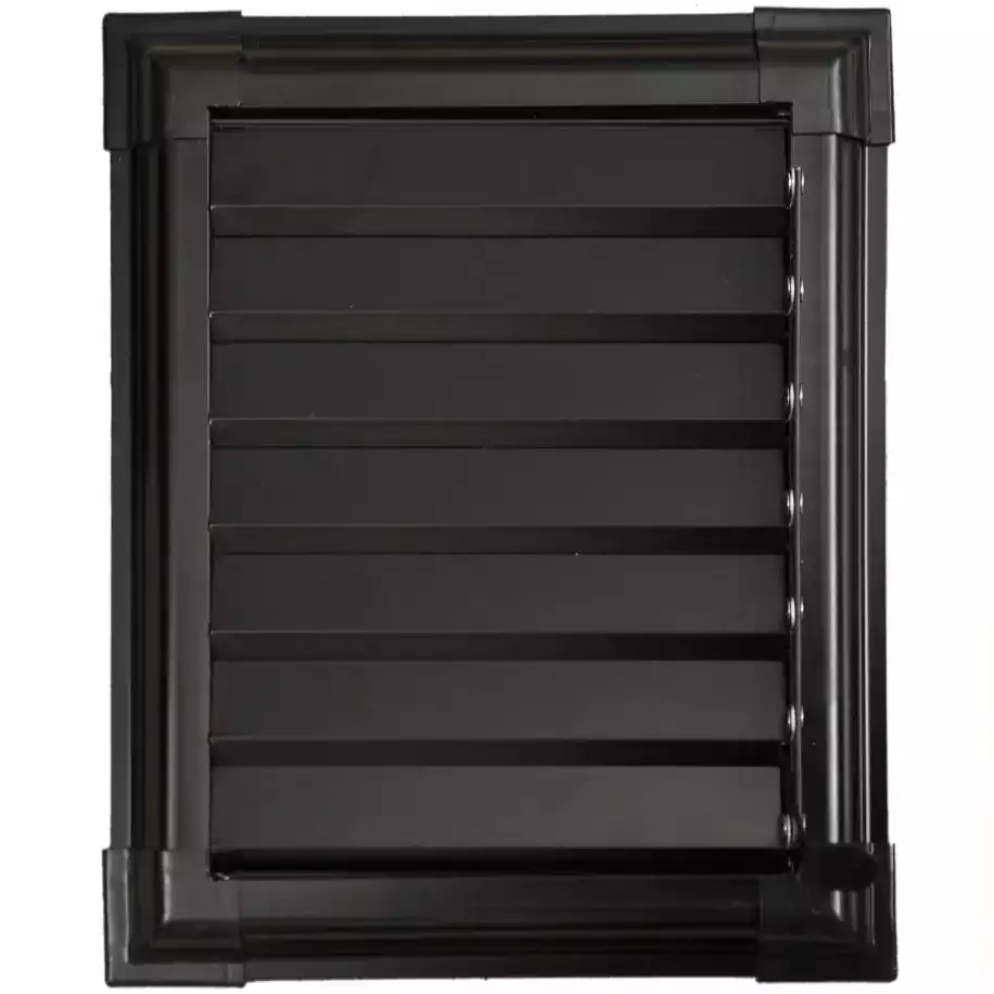 50 x 55 Alüminyum Siyah Banyo Wc Havalandırma Panjuru